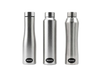 NONU 1000ml Stainless Steel Water Bottles (Single Wall, Pack of 3)
