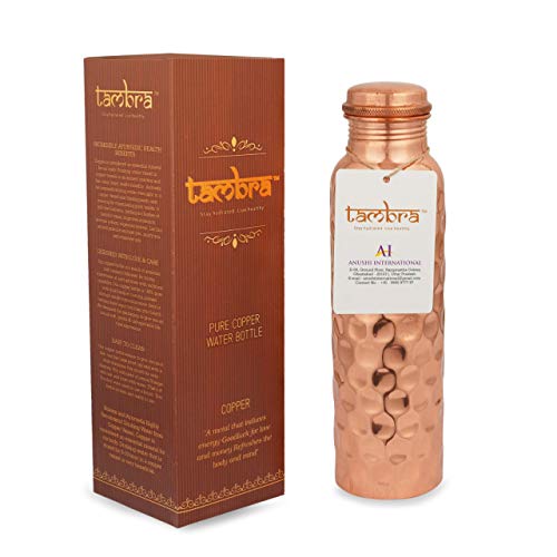 Tambra Copper Bottle, 1L, Pack of 1