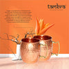 TAMBRA Copper Moscow Mule Mug - Pack of 2 (Diamond)
