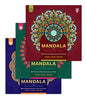 Mandala Colouring Books for Adults with Tear Out Sheets | DIY Acitvity Books | Premium Quality - Set of 3 Books