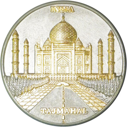 Taj Mahal Fridge Magnet, Travel Souvenir (Metal, 2.5