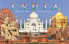 India Postcard Book: 18 Postcards