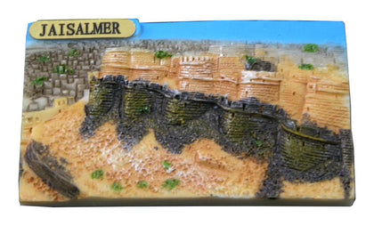 Jaisalmer Rajasthan Fridge Magnet for Home Decoration and Gifting, Travel Souvenir (Polyresin, 2
