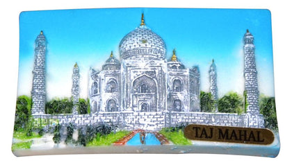 Taj Mahal Fridge Magnet for Home Decoration and Gifting, Travel Souvenir (Polyresin, 2
